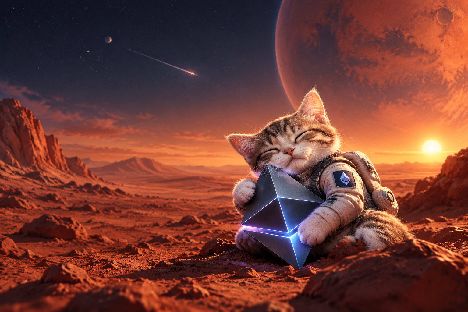 Ethereum Cat — golden cat coin